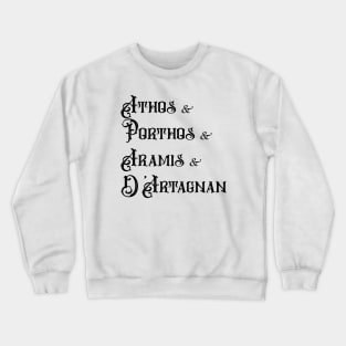 The Three Musketeers Crewneck Sweatshirt